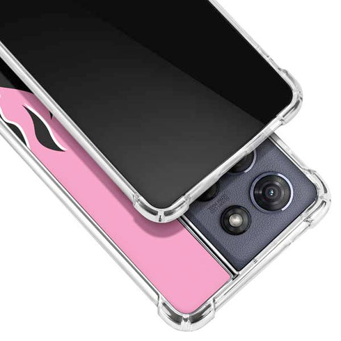 Pink Flames Moto G Power 5G (2025) Clear Case