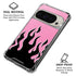 Pink Flames Pixel 9 Pro XL Clear Case