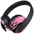 Pink Flames PlayStation 4 Gold Wireless Headset Skin