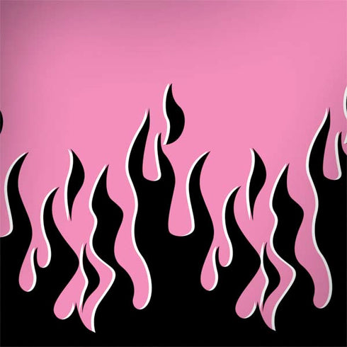 Pink Flames PlayStation 4 Gold Wireless Headset Skin