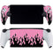 Pink Flames PlayStation Portal Remote Player Skin
