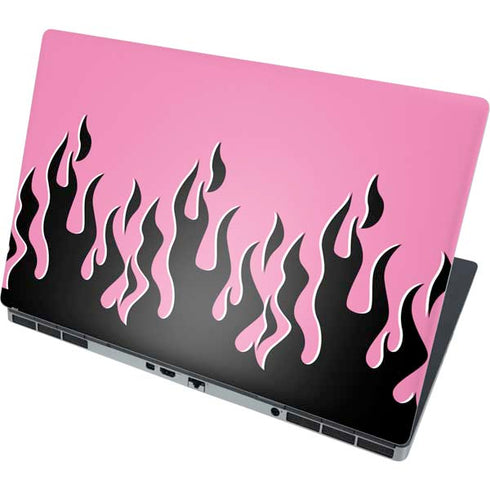 Pink Flames Dell Precision Skin