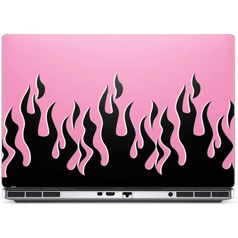 Pink Flames Dell Precision Skin