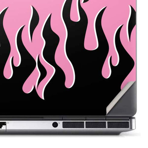 Pink Flames Dell Precision Skin
