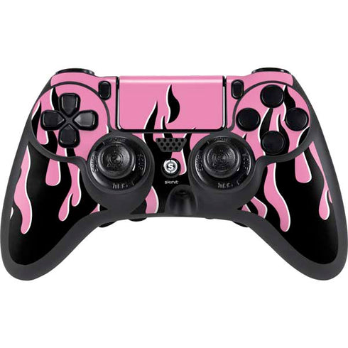 Pink Flames PlayStation PS4 Skins