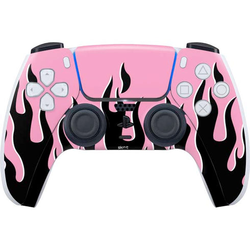 Pink Flames PlayStation PS5 Skins