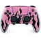 Pink Flames PS5 DualSense Edge Pro Controller Skin
