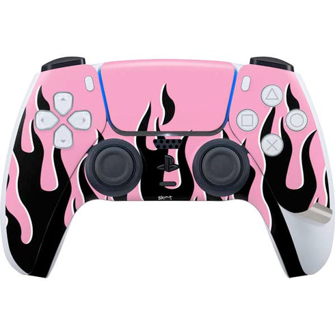 Pink Flames PS5 Pro Bundle Skin