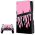 Pink Flames PS5 Pro Disk Bundle Skin