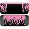 Pink Flames Steam Deck Handheld Gaming Computer OLED Skin