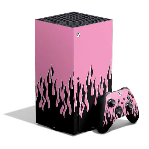 Pink Flames Xbox Series X Bundle Skin