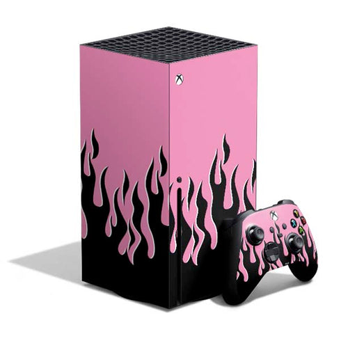 Pink Flames Xbox Series X Skins