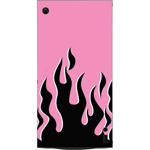Pink Flames XBox Series X Digital Edition Console Skin