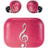 Pink Glitter Music Note Amazon Echo Buds Skin