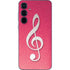 Pink Glitter Music Note Galaxy A35 5G Skin