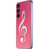 Pink Glitter Music Note Galaxy A35 5G Skin