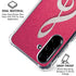 Pink Glitter Music Note Galaxy A36 5G Clear Case