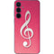Pink Glitter Music Note Galaxy A36 5G Skin
