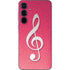 Pink Glitter Music Note Galaxy A55 5G Skin