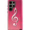 Pink Glitter Music Note Galaxy S23 Ultra Pro Case