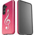Pink Glitter Music Note Galaxy S25 Impact Case