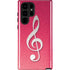 Pink Glitter Music Note Galaxy Cases