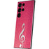 Pink Glitter Music Note Galaxy S25 Ultra Skin