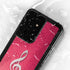 Pink Glitter Music Note Galaxy S24 Ultra Waterproof Case