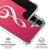 Pink Glitter Music Note Galaxy S26 Clear Case