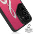 Pink Glitter Music Note Galaxy S26 Kickstand Case