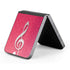 Pink Glitter Music Note Galaxy Z Flip6 Skin