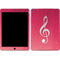 Pink Glitter Music Note iPad Skins