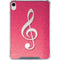 Pink Glitter Music Note iPad 11th Gen (2025) Clear Case