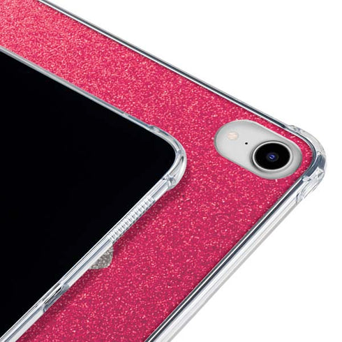 Pink Glitter Music Note iPad 11th Gen (2025) Clear Case