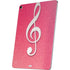 Pink Glitter Music Note Apple iPad Air Skin