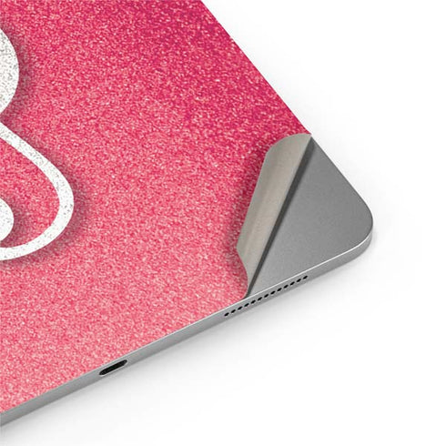 Pink Glitter Music Note Apple iPad Air Skin