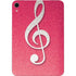 Pink Glitter Music Note Apple iPad Mini Skin
