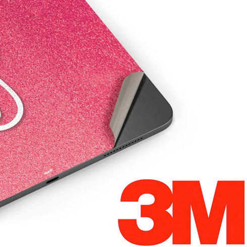 Pink Glitter Music Note Apple iPad Pro Skin