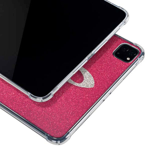 Pink Glitter Music Note iPad Pro 11in (2024) Clear Case