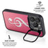 Pink Glitter Music Note iPhone 13 Pro Kickstand Case