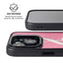 Pink Glitter Music Note iPhone 15 Kickstand Case