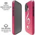 Pink Glitter Music Note iPhone 16 Plus Magsafe Impact Case