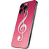 Pink Glitter Music Note iPhone 16 Pro Max Skin