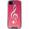 Pink Glitter Music Note iPhone 16e Clear Case