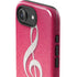 Pink Glitter Music Note iPhone 16e Impact Case