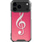 Pink Glitter Music Note iPhone 18 Pro Max Clear Case