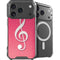 Pink Glitter Music Note iPhone 18 Pro Max MagSafe Case