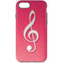 Pink Glitter Music Note iPhone Cases