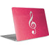 Pink Glitter Music Note Apple MacBook Air Skin
