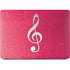 Pink Glitter Music Note Apple MacBook Air Skin